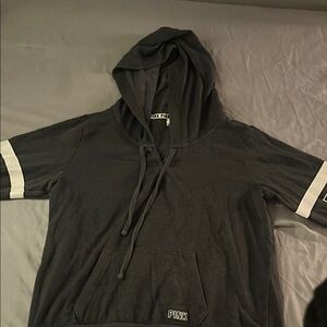 PINK Victoria's Secret Gray Hoodie Sweater